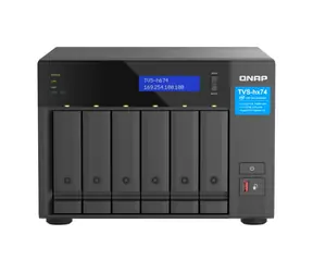 QNAP TVS-h674-i5-32G / 6x HDD / i5-12400 2.5 GHz / 32 GB DDR4 / 3.5"&2.5" SATA / 2x2.5GLAN
