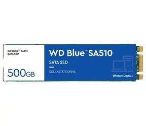 WD Blue SA510 500GB / M.2 SSD 2280 / PCIe Gen4 x4 / TLC / R: 560MBps / W: 510 MBps / 5y