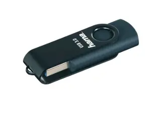 Hama 182465 Flash Drive Rotate 128 GB modrá / Flash disk / přenosová rychlost: 90 MBs