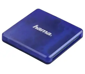 Hama 124131 USB 2.0 multi čtečka karet modrá / SD / microSD / CF