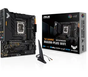 ASUS TUF GAMING B660M-PLUS WIFI / Intel B660 / LGA 1700 / 4x DDR5 / PCI express 5.0 / 2x PCIe x16 / 1x RJ-45 / mATX
