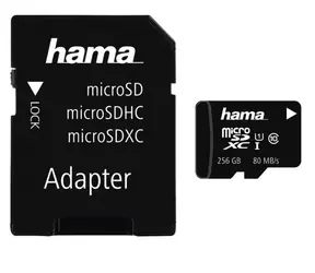 Hama 124171 microSDHC 256 GB / Class 10 /  80 MB/s / Adapter/Mobile