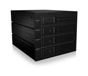 Icy Box IB-564SAS-12G černá / Backplane pro 4x 3.5" HDD