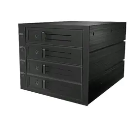 Icy Box IB-564SSK černá / Backplane pro 4x 3.5" HDD / SATA III / Hot-Swap