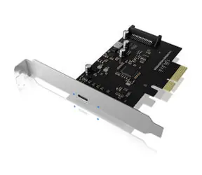 Icy Box IB-PCI1901-C32 černo-stříbrná / přídavná PCIe x4 karta / USB-C 
