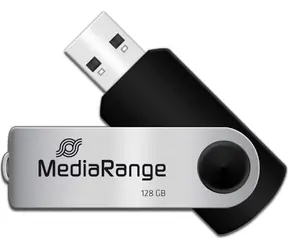 MediaRange MR913 128GB stříbrná  / Flash Disk / USB 2.0