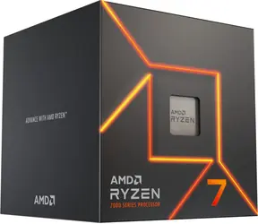 AMD RYZEN 7 7700 @ 3.8 GHz / Turbo 5.3GHz / 8C16T / L2 8MB L3 32MB / AM5 / Zen 4 / 65W