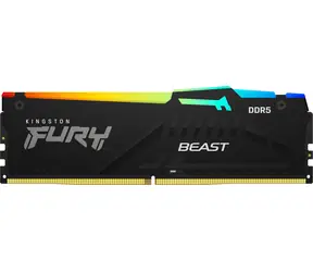 Kingston Fury Beast RGB 32GB (1x 32GB) DDR5 6000MHz EXPO / CL36 / DIMM / Non-ECC / EXPO / XMP / RGB / 1.25V