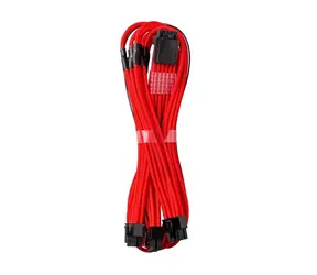 CableMod PRO ModMesh 8-Pin PCIe Trojtý prodlužovací kabel 60 cm - červená