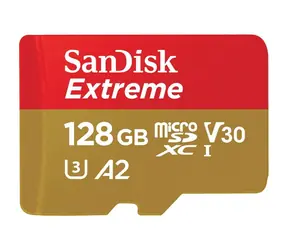 SanDisk Extreme microSDXC 128GB / Class 10 / UHS-I / čtení: až 190MBs