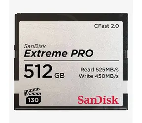 SanDisk Extreme Pro CFast 2.0 512GB / rychlost až 525MB/s