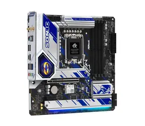 ASRock B760M PG SONIC WIFI / B760 / LGA 1700 / 4x DDR5 / PCIEx16 / 1x 2.5GLAN / Wi-Fi / mATX