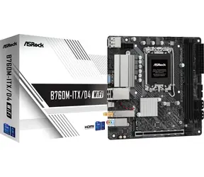 ASRock B760M-ITX/D4 WIFI / B760 / LGA 1700 / 2x DDR4 / PCIEx16 / 1x GLAN / mini-ITX