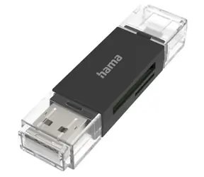 Hama čtečka SD karet / USB-A / microUSB 