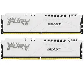 Kingston Fury Beast White 64GB (2x32GB) DDR5 5600MHz EXPO / CL36 / DIMM / On-Die ECC / EXPO / XMP / 1.25V