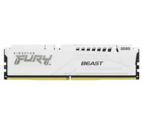 Kingston Fury Beast White 16GB (1x16GB) DDR5 5600MHz / CL40 / DIMM / On-Die ECC / XMP / 1.25V
