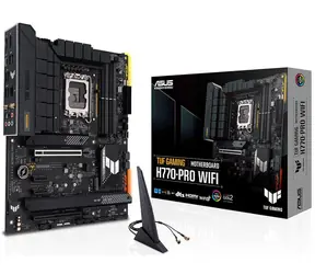 ASUS TUF GAMING H770-PRO WIFI / H770 / LGA1700 / 4x DDR5 / PCIEx16 / 2.5GLAN / ATX