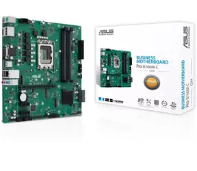 ASUS Pro B760M-C-CSM / B760 / LGA1700 / 2x DDR5 / PCIEx16 / GLAN / mATX