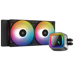 DEEPCOOL LS520 černá / komplet vodního chlazení / 2x 120mm /  ARGB / TDP 280W
