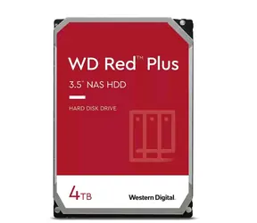 WD Red Plus (EFPX) 4TB / HDD / 3.5" SATA III / 5 400 rpm / 256MB cache / 3y / pro NAS