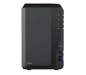 Synology DiskStation DS223 / 2x HDD / RTD1619B 4c@1.7GHz / 2GB RAM / 3x USB 3.2 / 1x GLAN