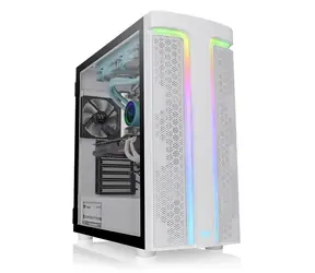 Thermaltake H590 TG ARGB Snow White / ATX / 2 x USB 3.0 / Bez Zdroje / průhledná bočnice
