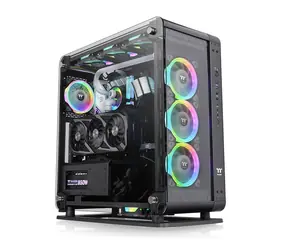 Thermaltake Core P6 TG Black / CEB / 1x USB C 3.2 / 2x USB 3.0 / 2x USB 2.0 / Bez zdroje / průhledná bočnice