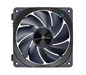 Seasonic MagFlow 1225 PWM 12V (3ks) / 120 mm / Fluid Dynamic Bearing / 33.78 dB @ 2000 RPM / 107.6 m3h / 4-pin