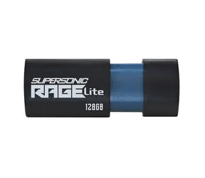 Patriot Supersonic Rage Lite 128GB černá / Flash Disk / USB 3.2 Gen 1 - (USB-A 3.0) / doprodej