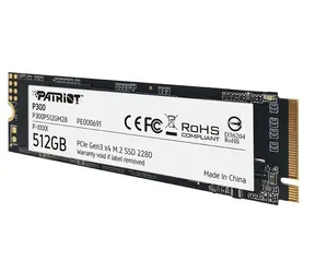 Patriot P300 512GB / SSD / M.2 2280 / IOPS: 290K 260K / M.2 PCIe 3.0  