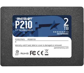 Patriot P220 2TB / 2.5" / SSD / IOPS: 50K 50K / SATA III  