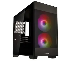 Lian Li Lacool 205M Mesh černá / mATX / mini-ITX / 2xUSB 3.2 A / bez zdroje / průhledná bočnice