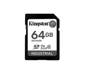 Kingston Industrial pSLC SDXC 64GB / UHS-I V30 / U3 / A1 / Class 10 / Odolná