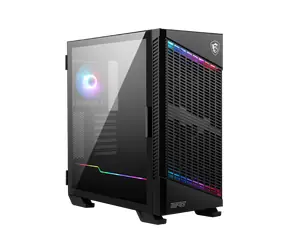 MSI MPG Velox 100P černá / ATX / 4x 120mm / 2x USB 3.0 & 1x USB Type-C / bez zdroje / průhledná bočnice