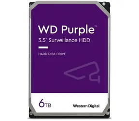 WD Purple 6TB / HDD / 3.5" SATA III / 5400 rpm / 256MB cache / 3y / pro dohledová centra