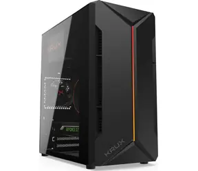 KRUX Astro černá / PC skříň / micro-ATX / mini-ITX / průhledná bočnice / bez zdroje 