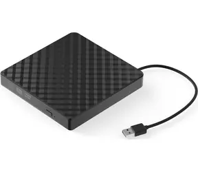 KRUX DVD externí mechanika černá / USB-A 2.0 / DVD+- R / DVD+-RW / DVD+-R DL / CD-R 
