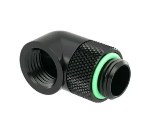 Barrow G1/4 (M-F) spojka - 90° koleno (TWT90-v2.5) černá 