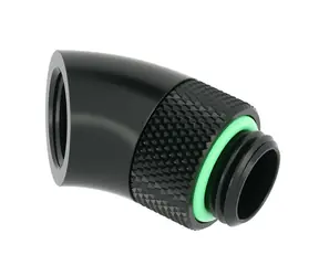 Barrow G1/4 (M-F) spojka - 45° koleno (TWT45-B01) černá 