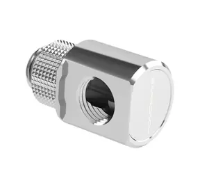 Barrow G1/4 (M-F) spojka - 90° koleno (FBWT90-MR) stříbrná 