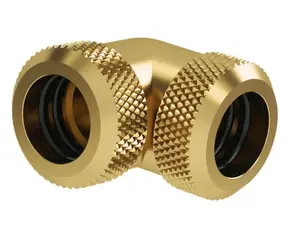 Barrow Spojka pro 12mm pevnou trubici - 90° koleno zlatá