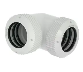 Barrow Spojka pro 14mm pevnou trubici - 90° koleno bílá