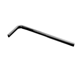 Barrow Měděná pevná trubice 16/14 délky 630mm - koleno 90° černá