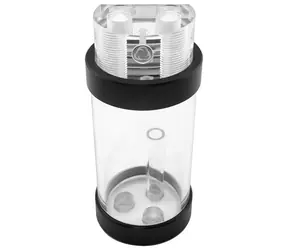 Singularity Computers Protium expanzní nádrž 100mm čirá - černá / 7x G1/4