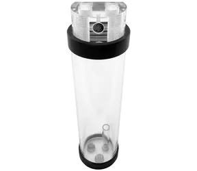 Singularity Computers PROTIUM-M-BP expanzní nádrž 200mm čirá - černá / 7x G1/4