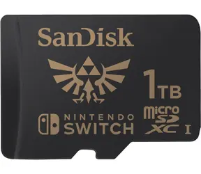 SanDisk Nintendo Switch microSDXC 1TB / Class 10 / UHS-I / U3 / čtení: až 100MBs / zápis: až 90MBs / vhodné pro 4K
