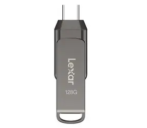 Lexar JumpDrive D400 Dual 128GB / Flash Disk / USB-A / USB-C / Rychlost přenosu až: 130MBs