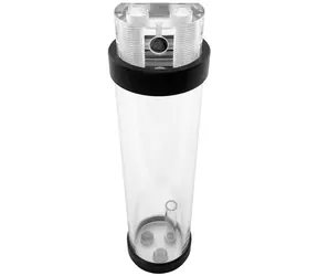 Singularity Computers PROTIUM-200-BP expanzní nádrž 200mm čirá - černá / 7x G1/4  