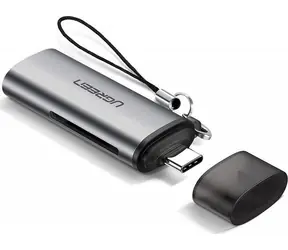 UGREEN 2in1 Čtečka karet microSD + SD USB-C 3.1 šedá