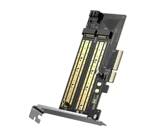 Ugreen 70504 adaptér / PCIe 3.0 x4 / 2x M.2 M-Key